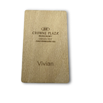 Beli Komposable Kayu Custom NFC Kartu Bisnis Waterproof Ketahanan tinggi online manufacture