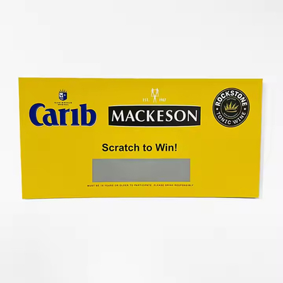 Beli Cards Custom Scratch Off yang dapat dicetak Cards Scratch Lottery yang dipersonalisasi Cards Gloss Varnish online manufacture