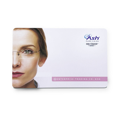 Custom Printed RFID PVC Card Kartu Jaminan Plastik Personalisasi