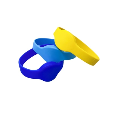 HF 13.56 Mhz Rfid Gelang NFC Event gelang tangan Logo yang disesuaikan