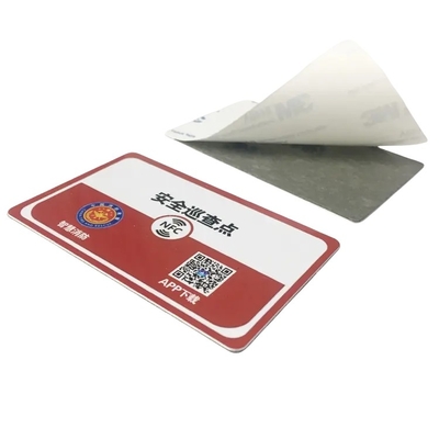 Custom Size Pliability On Metal NFC Tags NFC 215 Sticker dapat diprogram