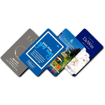 13.56MHz Smart Contactless Key Card Kartu Kunci Hotel Custom Untuk Kontrol Akses Pintu