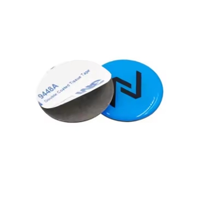 Waterproof NFC Epoxy Tag Disesuaikan QR Code RFID Cell Phone Key Fob Sticker