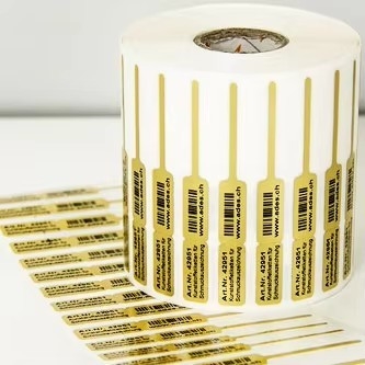 UHF RFID Label Perhiasan RFID Label Keamanan Sticker Harga Tag PVC/PET Lapisan